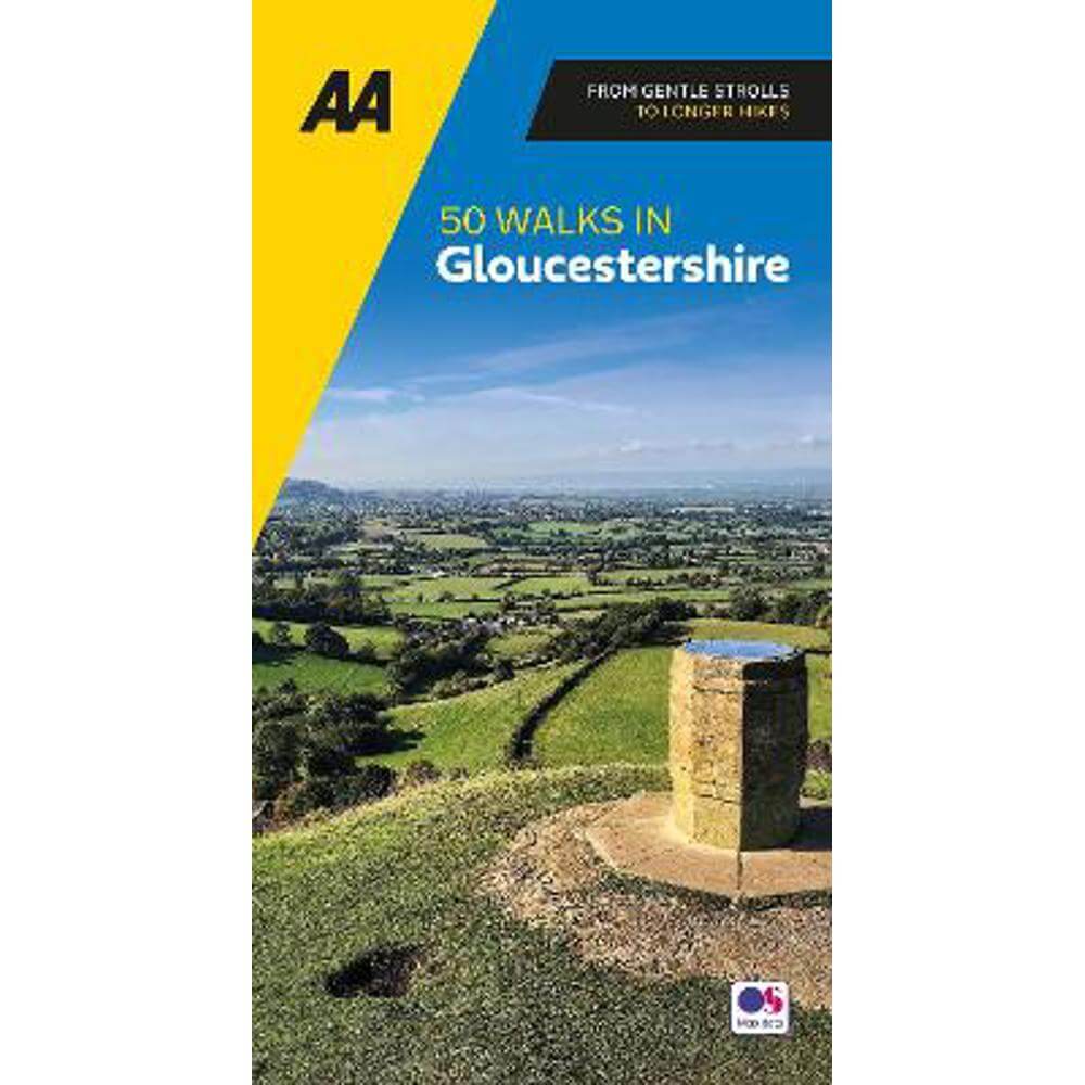 AA 50 Walks in Gloucestershire (Paperback)